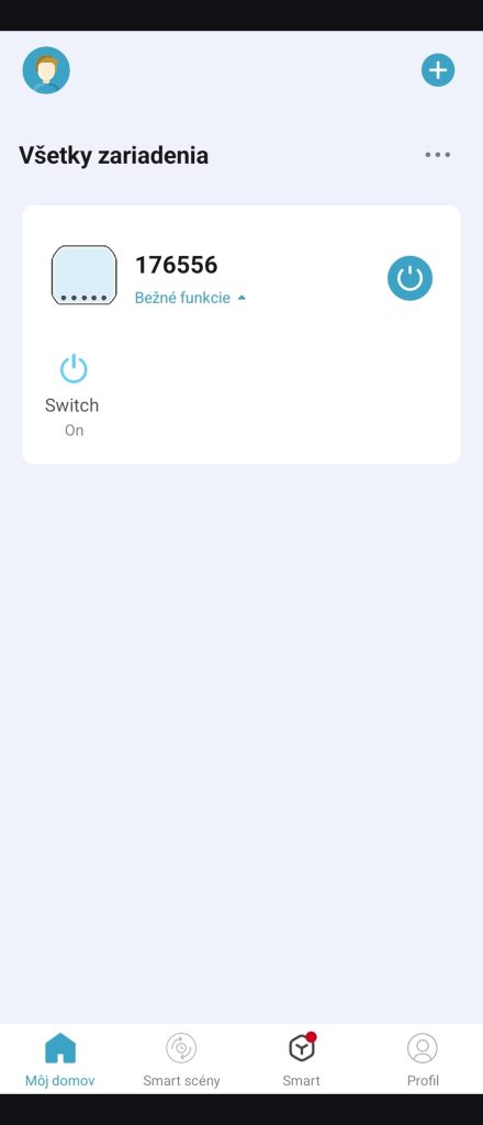 Informácie o vypínači
