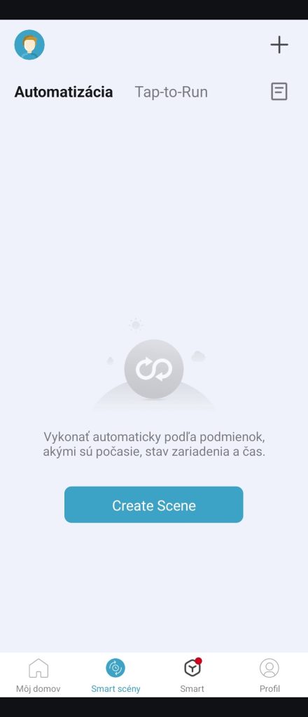 Možnosti vytvorenia scén