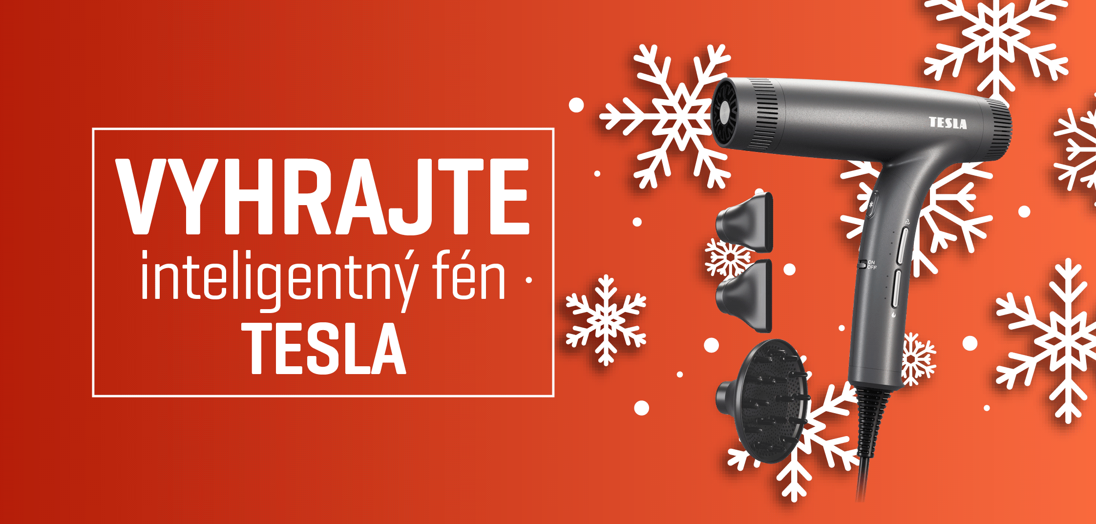 Vyhrajte inteligentný fén Tesla
