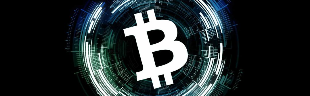 bitcoin logo v kruhu