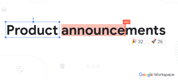 google annoucement workspace