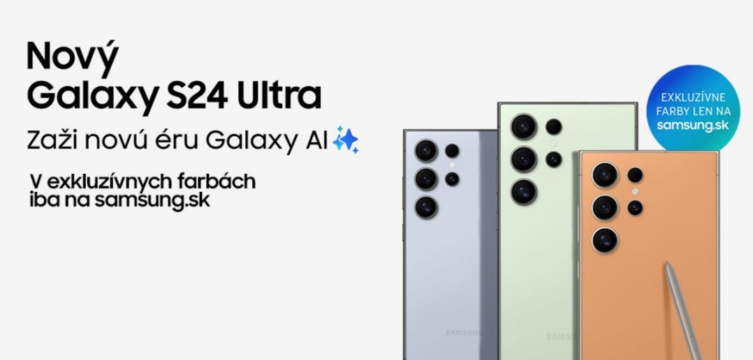 Len na e-shope samsung.sk získate najnovší Galaxy S24 v exkluzívnych farbách a k tomu ďalšie zaujímavé výhody