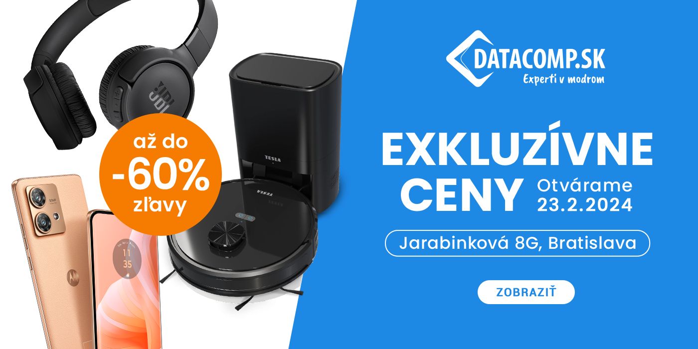 Datacomp otvára nový showroom v Bratislave: Tieto exkluzívne zľavy vás budú čakať
