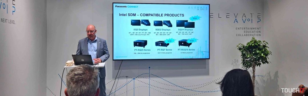 Panasonic projektory s podporou Intel SDM
