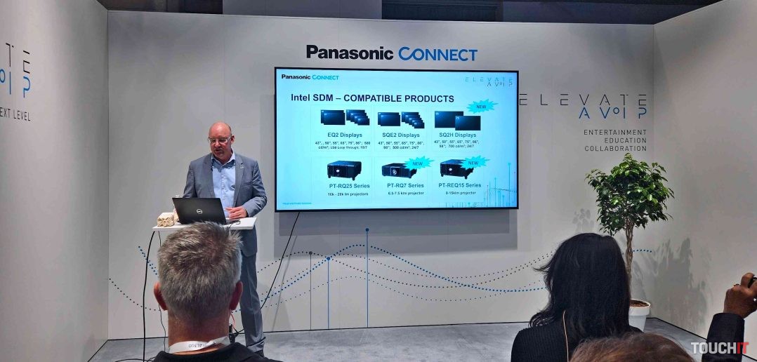 Panasonic projektory s podporou Intel SDM
