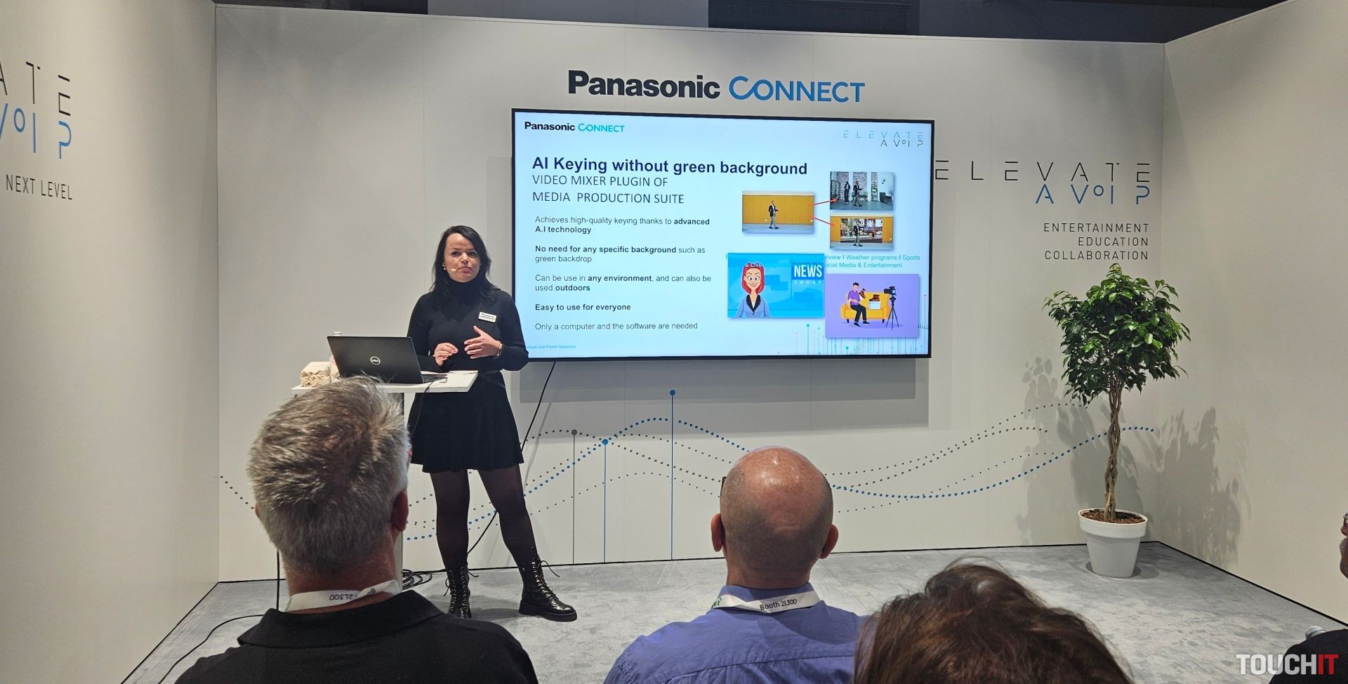 Media Production Suite umožňuje vytvoriť profesionálne video bez zeleného plátna