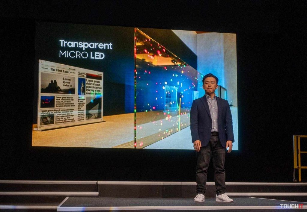 Transparentný MicroLED televízor od Samsungu