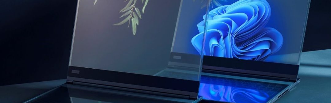 Transparentný notebook Lenovo