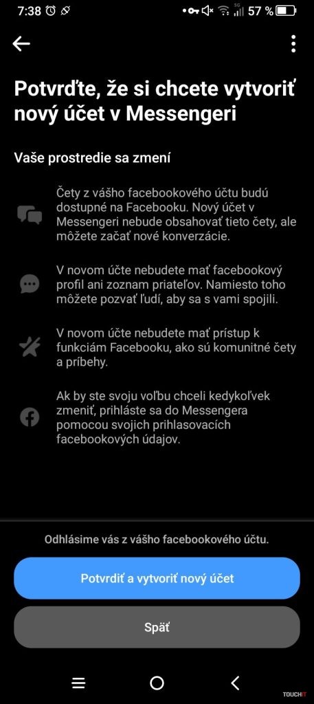 messenger facebook dma unia