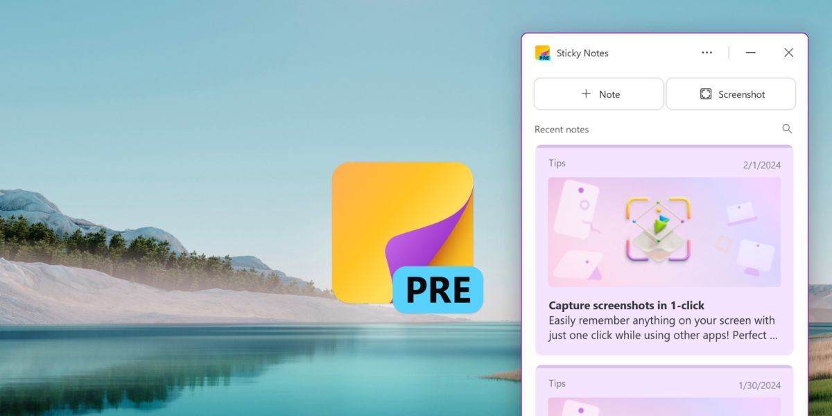 Rýchle poznámky dostali najväčšiu aktualizáciu od príchodu Windows 11