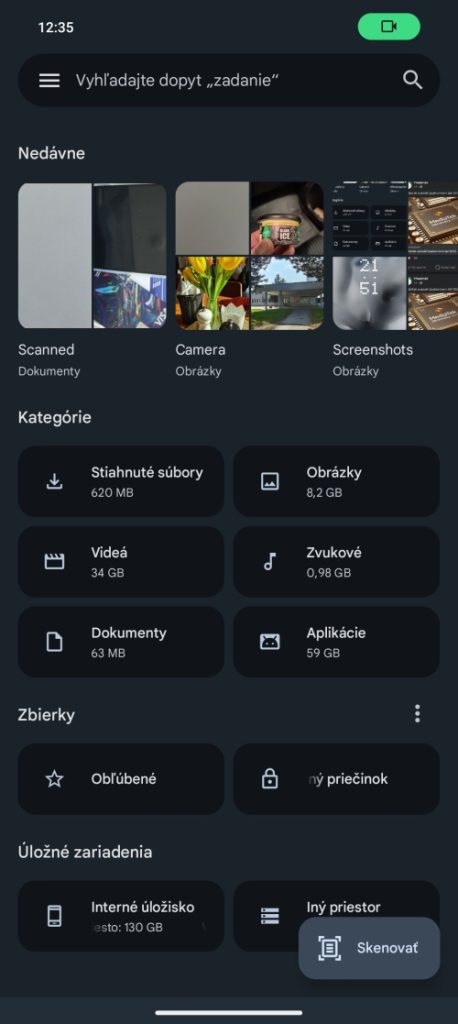 Files od Google umožnia skenovať dokumenty