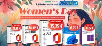 Godeal24 organizuje špeciálny deň pre ženy s doživotnou aktiváciou Windows a Office od 10 €!