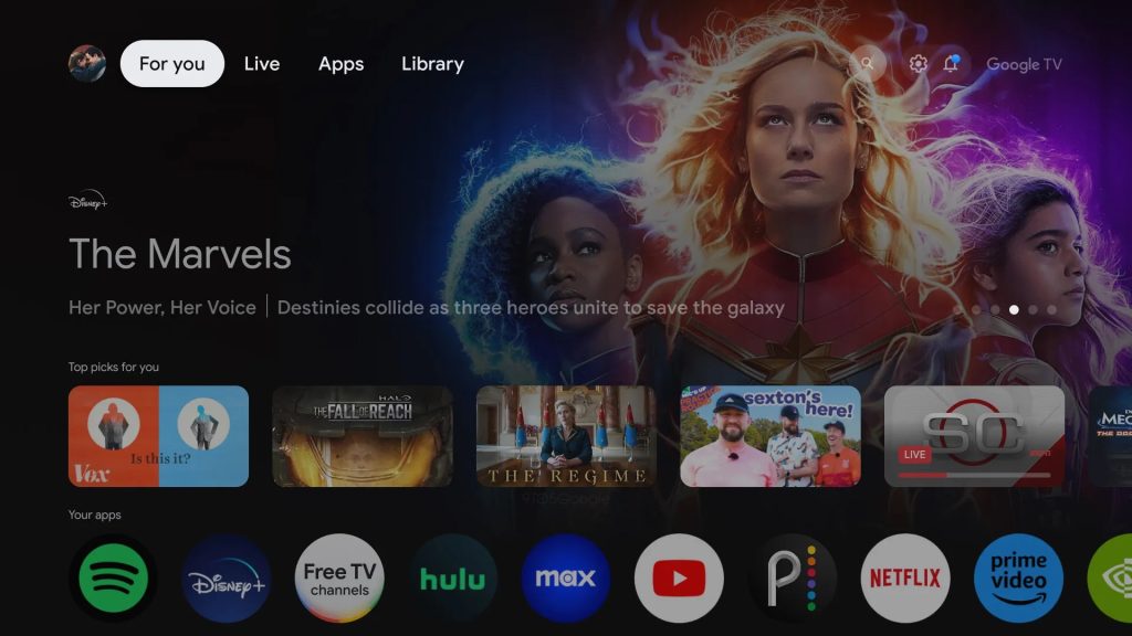 Chromecast s Google TV mení dizajn domovskej obrazovky