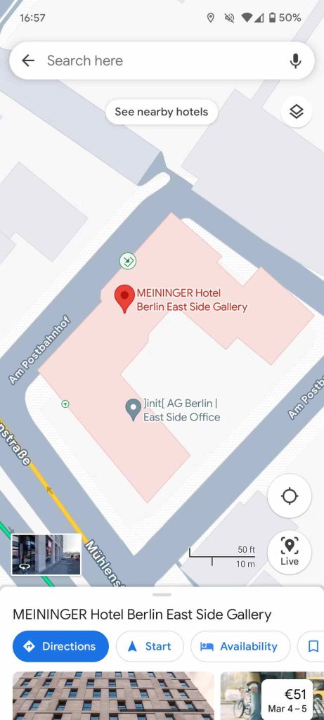 Mapy Google zobrazia aj vstupy do budov