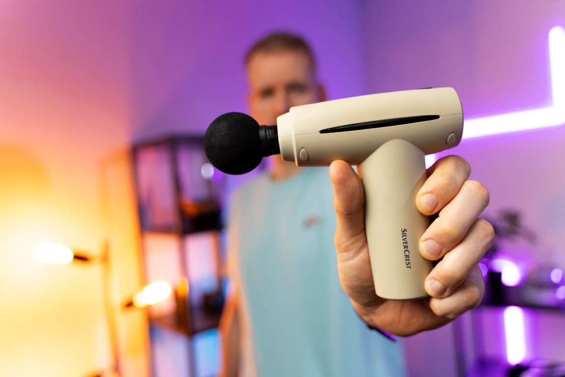 Cestovná masážna pištoľ Silvercrest