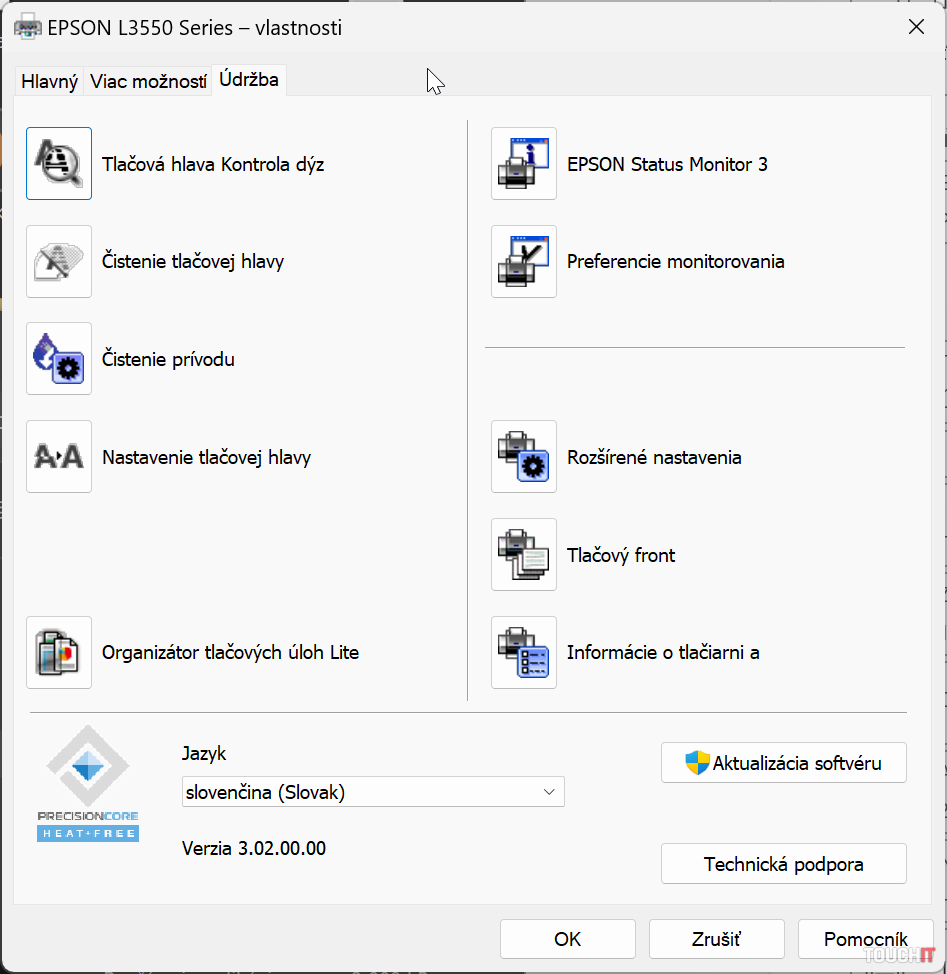 Epson EcoTank L3550 windows driver print