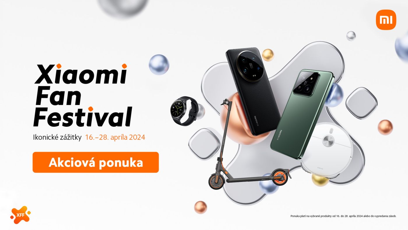 Xiaomi Fan Festival 2024 pokračuje a s ním aj exkluzívne zľavy: Séria Xiaomi 14, Redmi Note 13 aj kolobežky majú skvelé ceny!