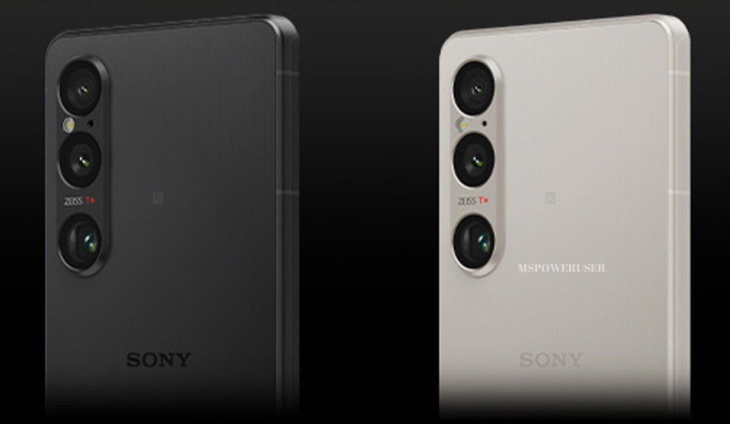 Sony Xperia 1 VI v čiernej a striebornej farbe