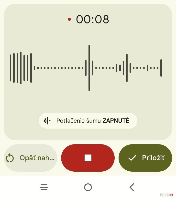 google spravy recording