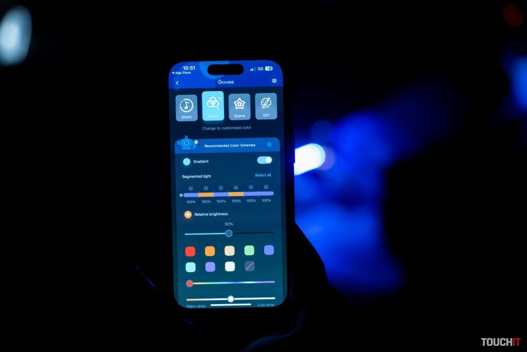 Govee Smart LED pásiky do auta