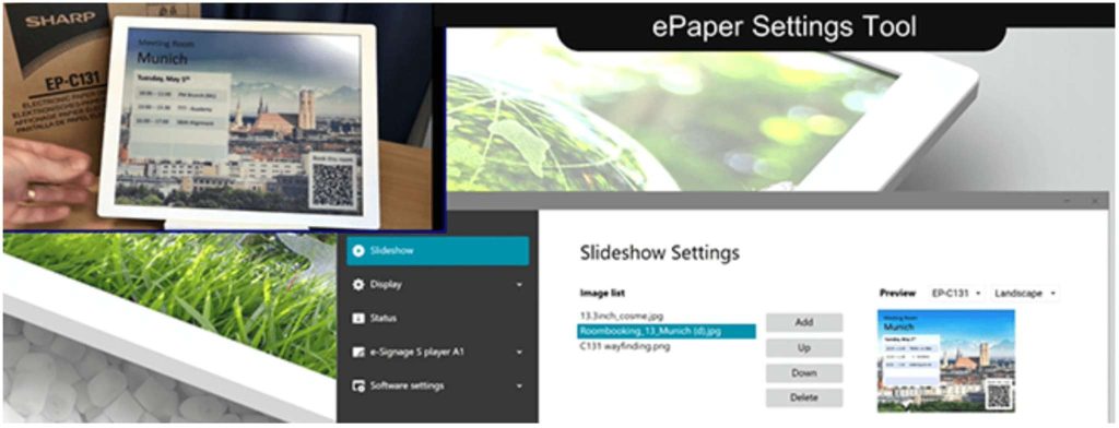 Nová éra energeticky úsporného signage s displejmi Sharp/NEC ePaper Displays