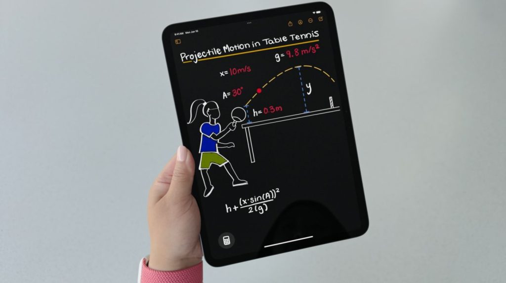 iPadOS 18 matematické poznámky