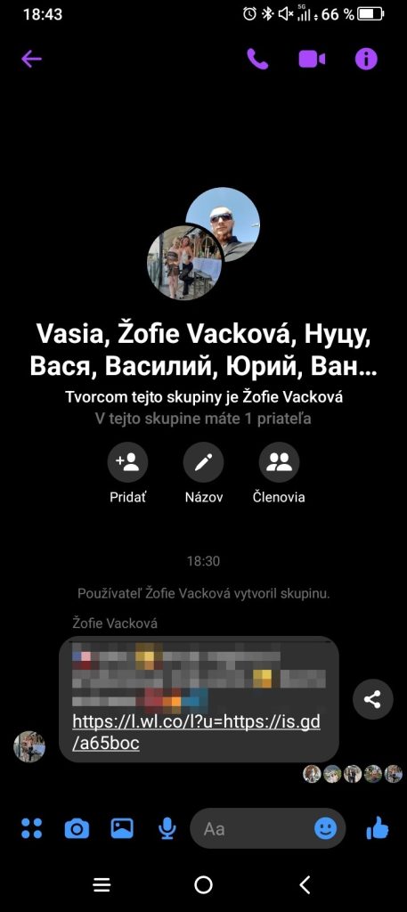 messenger falosny fake profil