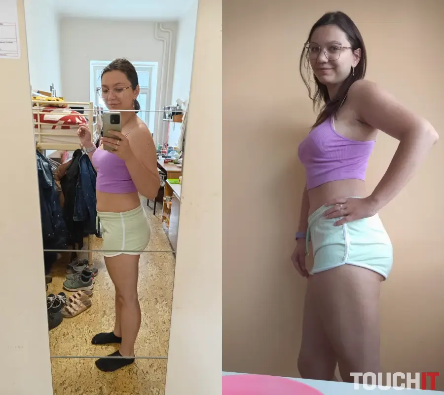 Porovnanie pred výzvou a po výzve s Fitshakerom