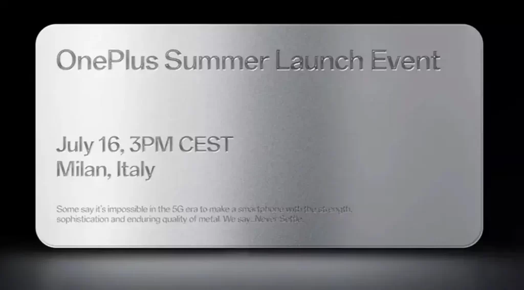 OnePlus pozýva na letnú udalosť s predstavením
