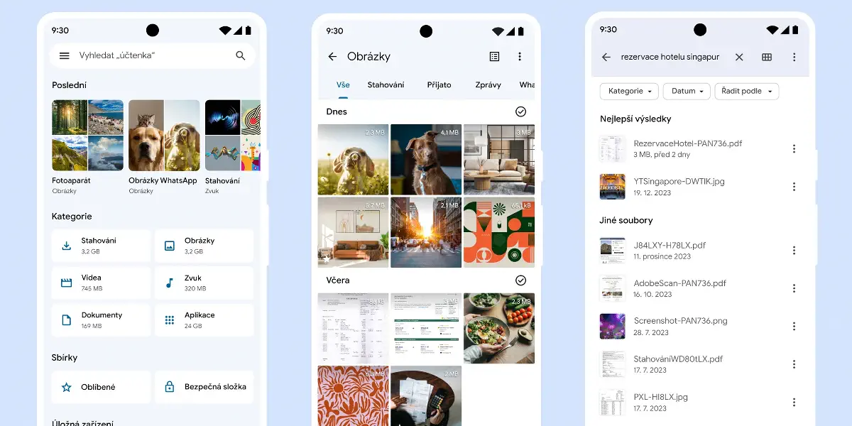 Správca súborov od Googlu prináša vylepšenia