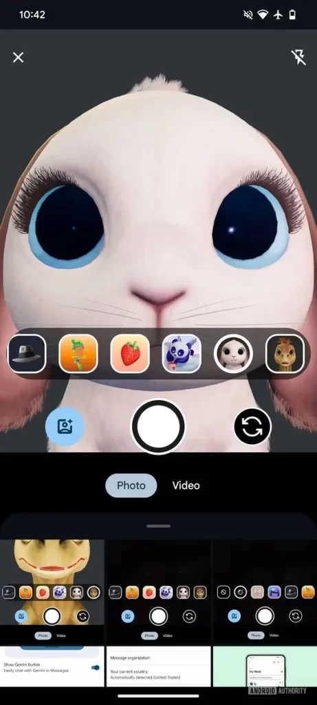 Google v aplikácii Správy testuje filtre v Snapchat štýle