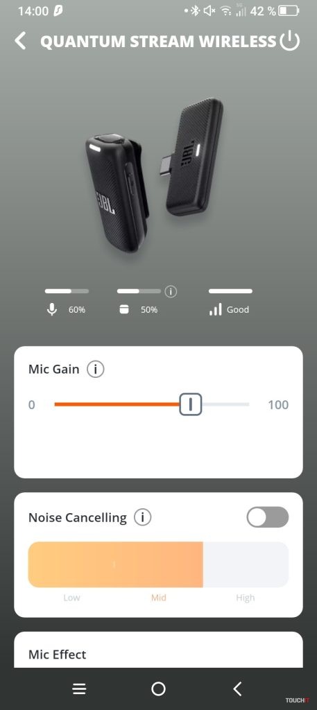 jbl quantum stream wireless usb-c app