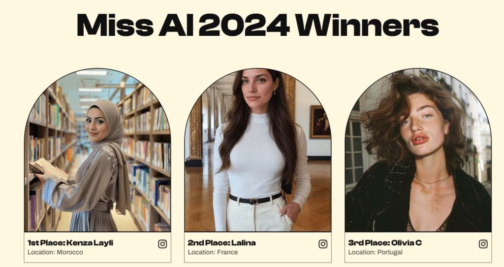 miss AI 2024 winners
