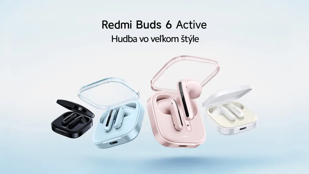 Lacné Redmi Buds 6 Active kúpite už aj na Slovensku, nestoja ani 20 eur