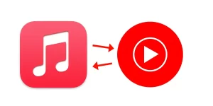 Prechod medzi službami Apple Music a YouTube Music