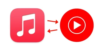 Prechod medzi službami Apple Music a YouTube Music