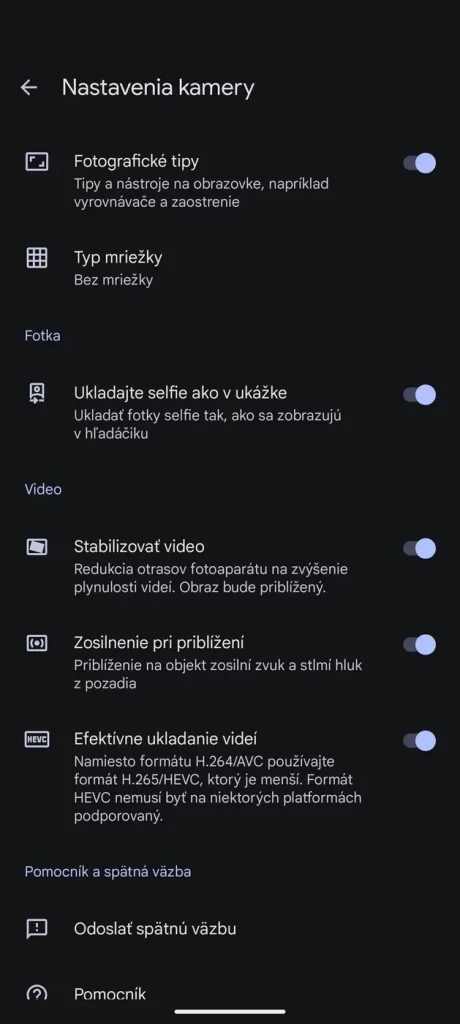 Google Pixel 9 Pro XL aplikácia fotoaparátu