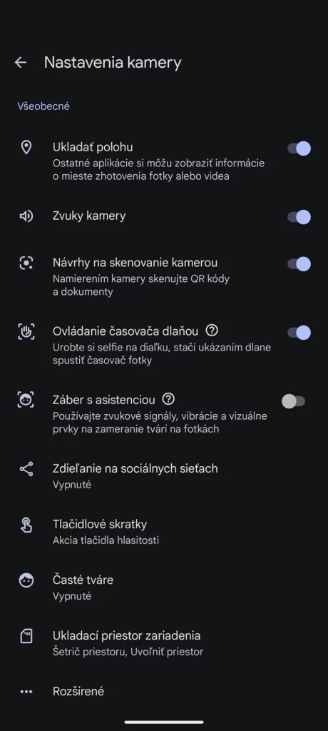 Google Pixel 9 Pro XL aplikácia fotoaparátu