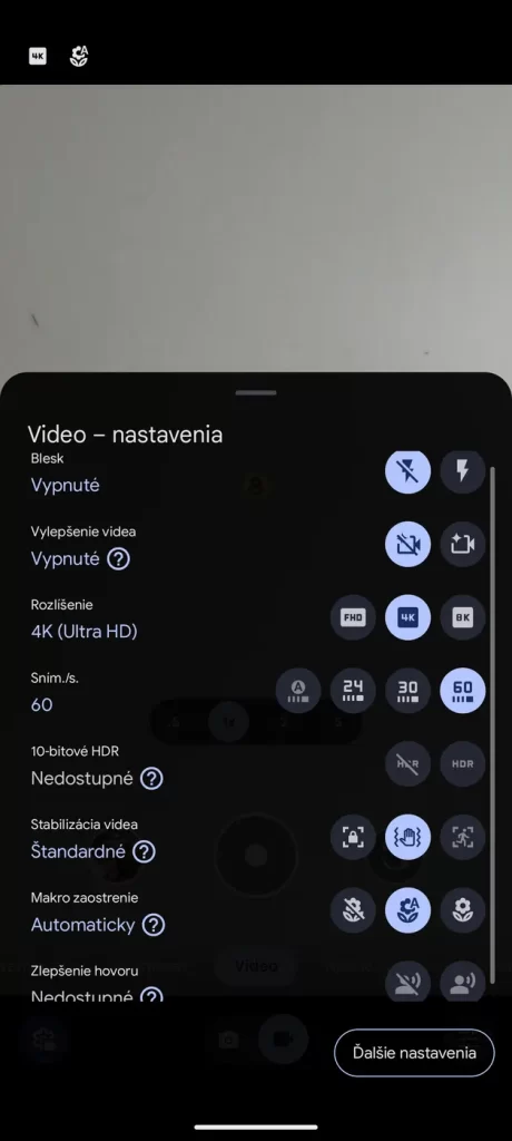 Google Pixel 9 Pro XL aplikácia fotoaparátu
