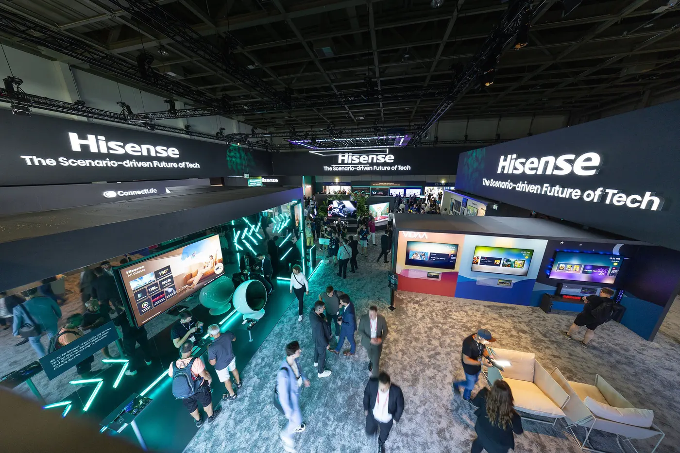 Spoločnosť Hisense predstavila na veľtrhu IFA budúcnosť inteligentného bývania aj novú úroveň herných zážitkov na veľkých obrazovkách