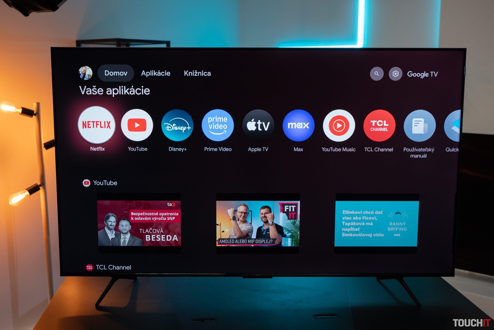 QLED televízor TCL 65T8B: vhodný na streamovanie, hudbu a pre hráčov (RECENZIA)