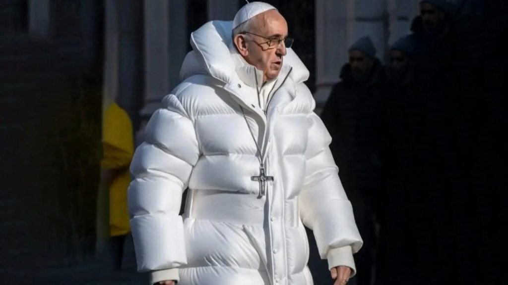 deepfake image pope-jacket-ai