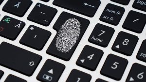 fingerprint on enter key