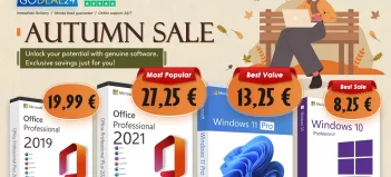 Získajte doživotný prístup k Windows 11 Pro a Microsoft Office 2021 od 10€ na Godeal24 v Jesennom výpredaji