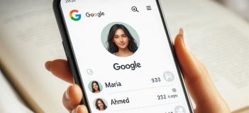 google kontakty contacts AI image