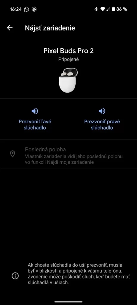 Aplikácia Pixel Buds pre Android