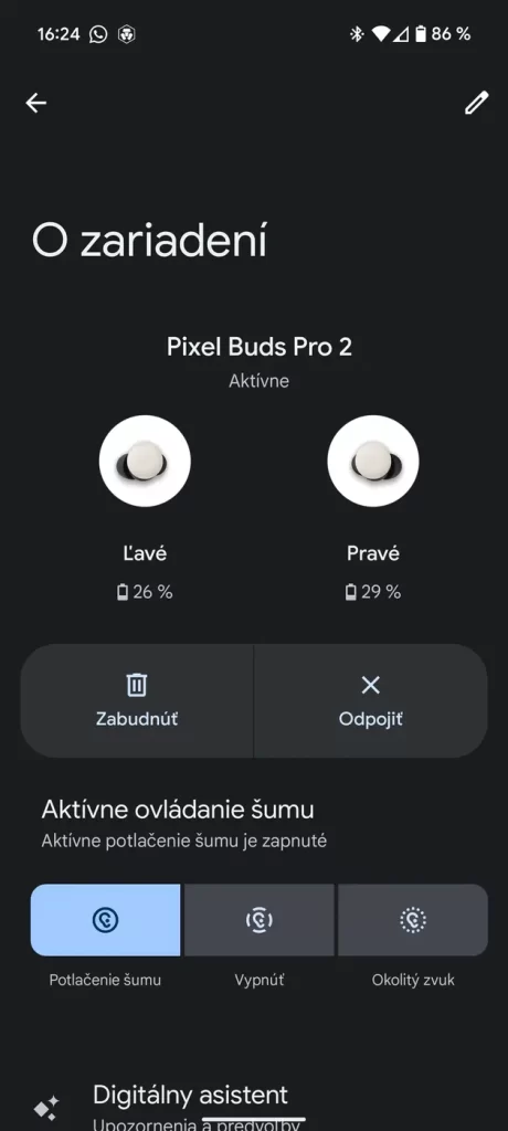 Aplikácia Pixel Buds pre Android