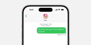 RCS správy v iPhone