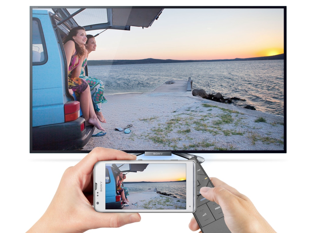 Posielame obraz do televízora. Značka: bezdrôtovo