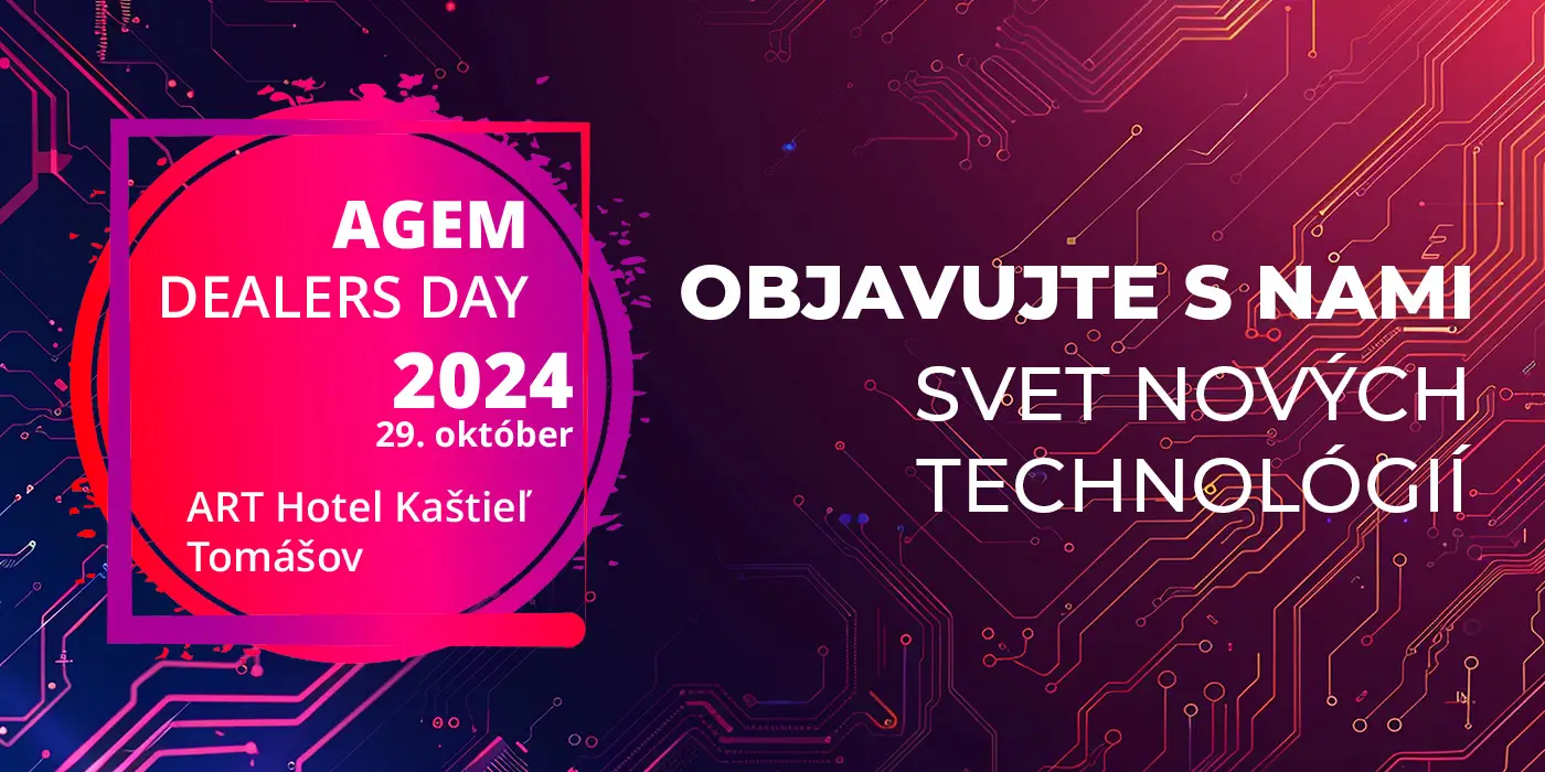Objavte novinky zo sveta IT! Príďte sa pozrieť na exkluzívny Agem Dealers Day 2024!